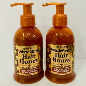 Garnier Whole Blends Hair Honey Treasures Honey Repairing Serum 5.1 Fl Oz 2 PACK